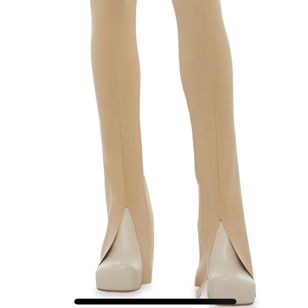 Norma kamali blonde spat legging size xxs/28